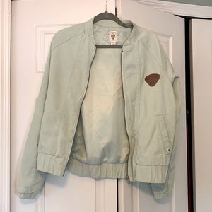 Mint condition - Mint Green Billabong Bomber Jacket